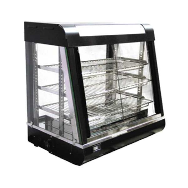 <img src="https://cdn.shopify.com/s/files/1/0084/6109/0875/products/FW-2-2_2.jpg?v=1572108625" alt="Omcan Display Warmer, Adjustable Trays, Glass On All Sides">