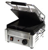 Omcan PA10171 (21464) Sandwich Grill, Single, 9.75" x 10.5" Grill Surface, Cast Iron Flat Top & Bottom Grilling Surface