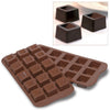 Silikomart SCG02 Cubo Chocolate Mold, Make 15 Pieces, 0.34 oz. Per Quantity