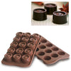 Silikomart SCG04 Vertigo Chocolate Mold, Make 15 Pieces, 0.34 oz. Per Quantity