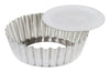 Round fluted cake mold - loose bottom Deep cake pan with narrow ribs