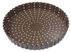Steel perforated fluted tart mold