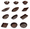 Set of 60 pieces Petits-fours molds - 1.5 in. Height 5 x 12 assorted models