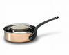 Bourgeat saute pan without lid: Diameter 11 in. , height 3 1/8 in. , 5 1/4 quarts