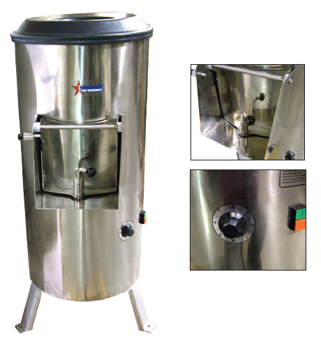 Omcan DB25HD (20367) Electric Potato Peeler, 55 lb. Capacity —  FoodEquipmentDirect