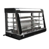 Omcan FW-2-1 (21570) Display Warmer, D 35.5" x W 18.75" x H 23.5", Adjustable Trays & Glass On All Sides