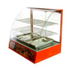 Omcan FW-3 (21479) Warmer Display with Curved Glass