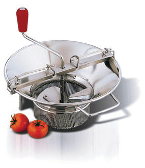 <img src="https://cdn.shopify.com/s/files/1/0084/6109/0875/products/M5_2.jpg?v=1571502564" alt="Tellier Tin Plated Food Mill & Grids">