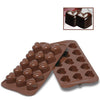 Silikomart SCG01 Monamour Chocolate Mold, Make 15 Pieces 0.34 oz. Per Quantity