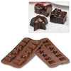 Silikomart SCG06 Christmas Chocolate Mold, 12 Pieces From 0.24 to 0.30 oz